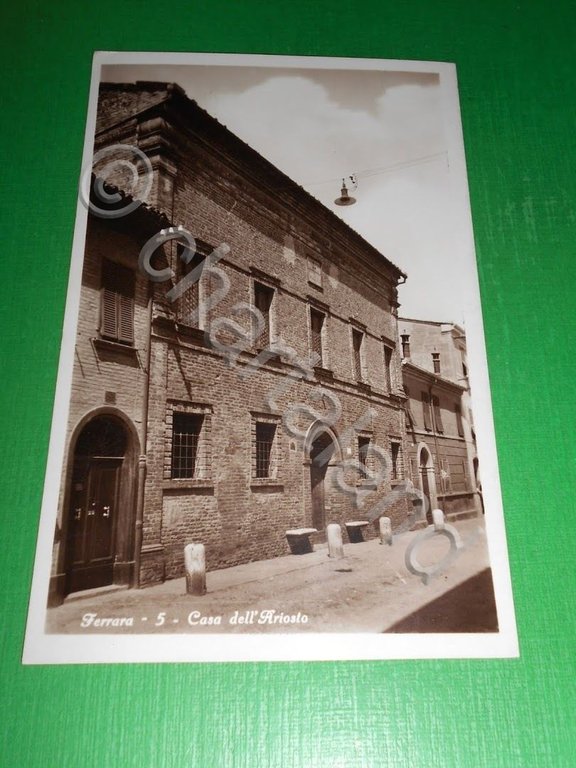 Cartolina Ferrara - Casa dell' Ariosto 1930 ca