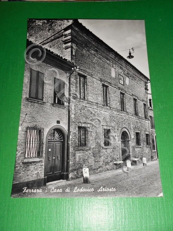 Cartolina Ferrara - Casa di Lodovico Ariosto 1955 ca | Immagine Gallery 2