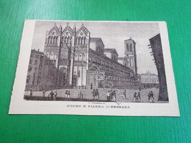 Cartolina Ferrara - IV Centenario Ariostesco 1933 - Duomo e …
