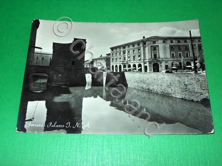 Cartolina Ferrara - Palazzo I.N.A. 1964.