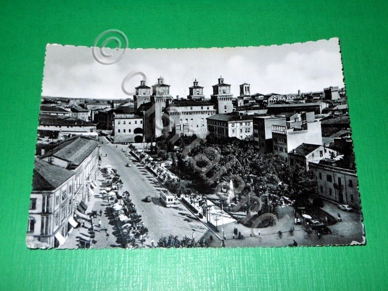 Cartolina Ferrara - Panorama 1952