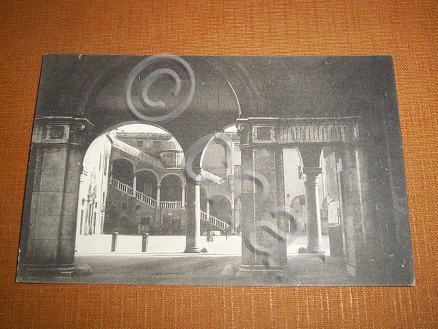 Cartolina Ferrara - Piazzetta Municipale 1920 ca.