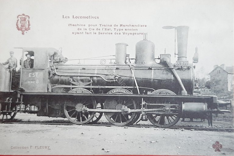 Cartolina Ferrovie - Les Locomotives - Machine puor Trains de …