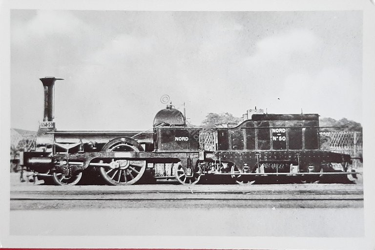 Cartolina Ferrovie - Locomotive n 50 - Gravelines