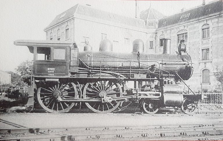 Cartolina Ferrovie - Locomotives De L' Etat - Machine n …