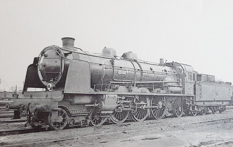 Cartolina Ferrovie - Locomotives De L' Ouest - Machine 231 …