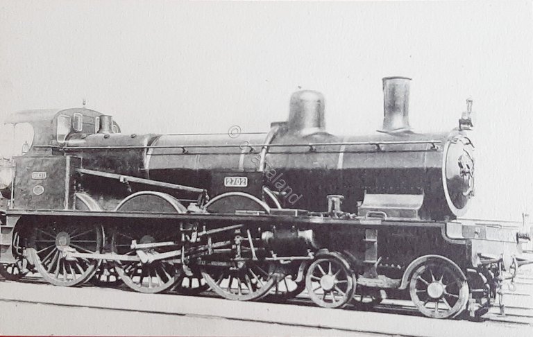Cartolina Ferrovie - Locomotives De L' Ouest - Machine 2702
