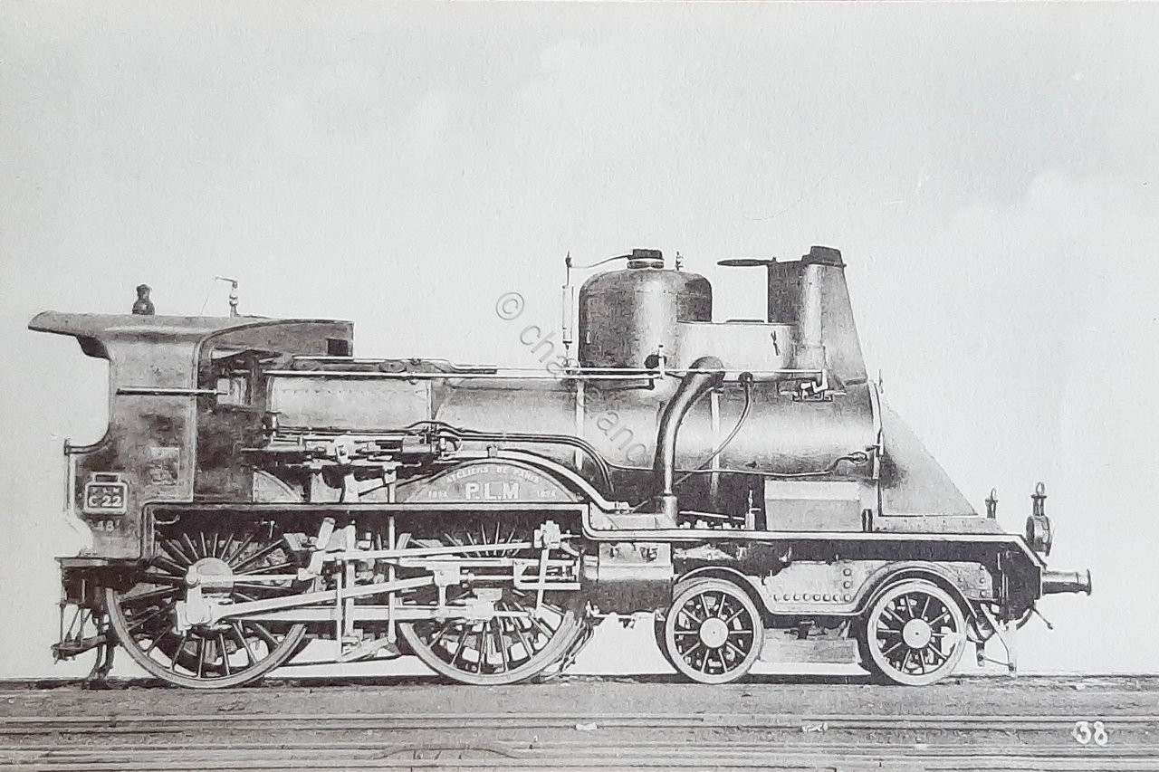 Cartolina Ferrovie - Locomotives Du PLM - Machine n C. …