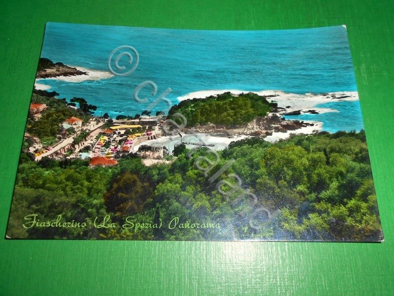 Cartolina Fiascherino ( La Spezia ) - Panorama 1960.