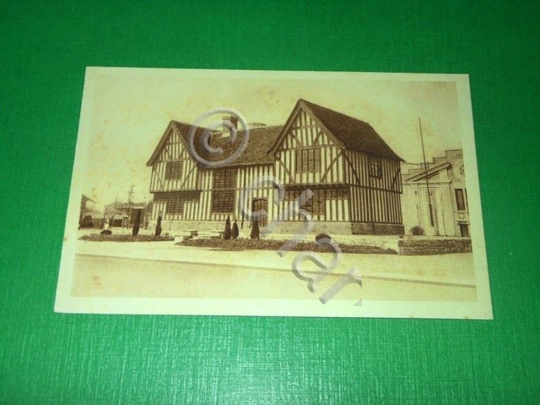 Cartolina Fiera di Milano - Il Padiglione dell' Inghilterra 1930 …