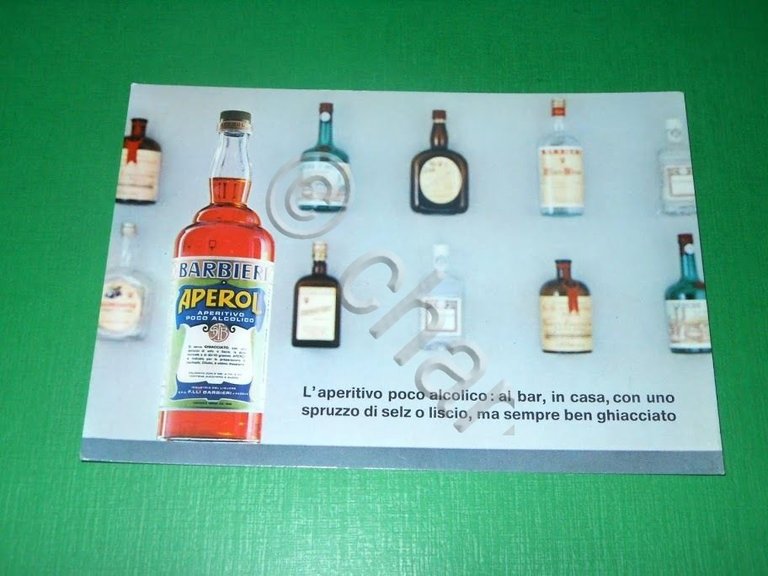 Cartolina Fiera di Milano - Padiglione Liquori - Aperitivo Aperol …