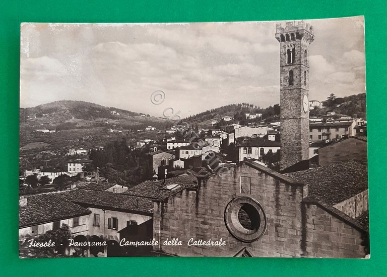 Cartolina Fiesole - Campanile della Cattedrale - 1959 | Immagine Gallery 2