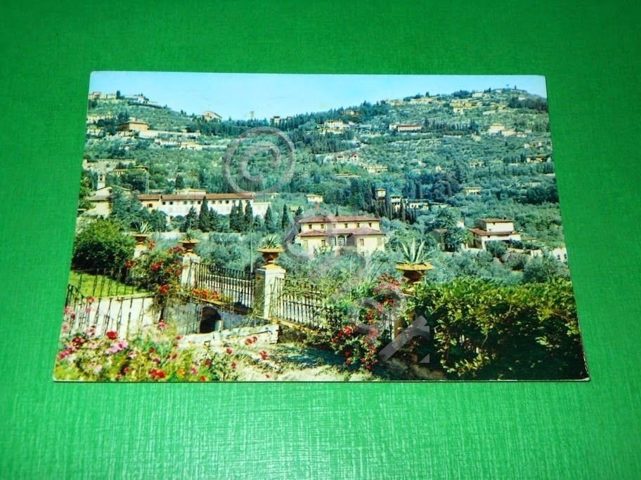 Cartolina Fiesole - Panorama della Collina 1966.