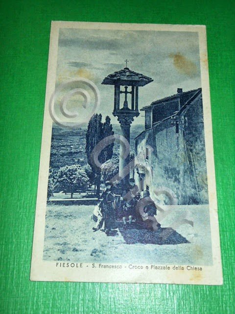 Cartolina Fiesole - S. Francesco - Croce e Piazzale della …