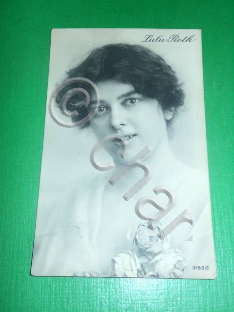 Cartolina Film Teatro Opera - Lulu Roth 1908.