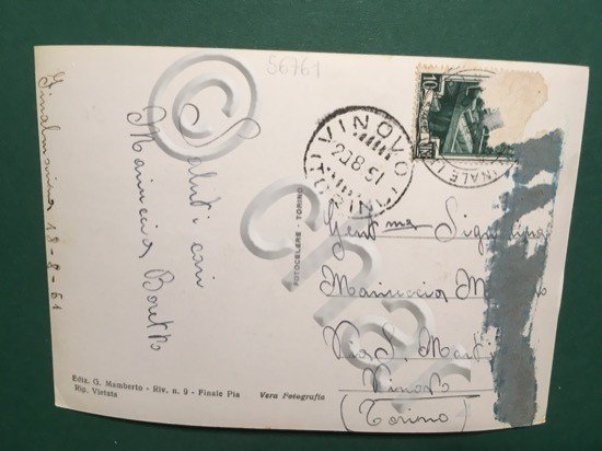 Cartolina Finale Ligure - Hotel Serenval e Colonia Lancia - …