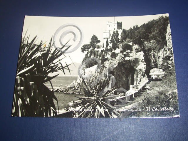 Cartolina Finale Ligure - Il castelletto 1962