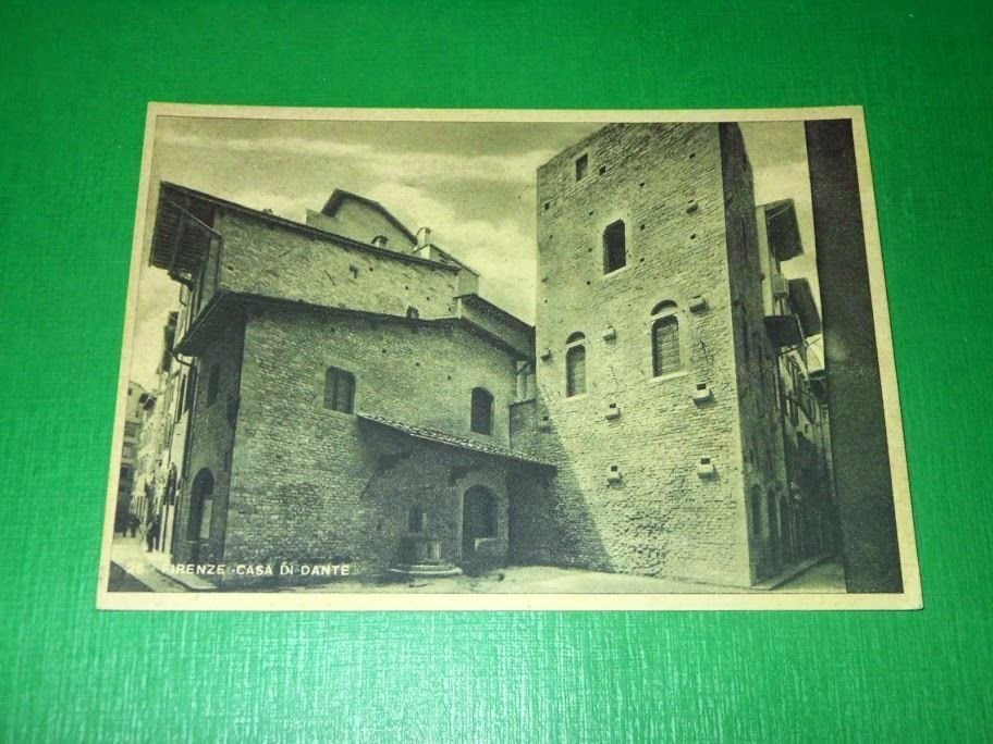 Cartolina Firenze - Casa di Dante 1940 ca.
