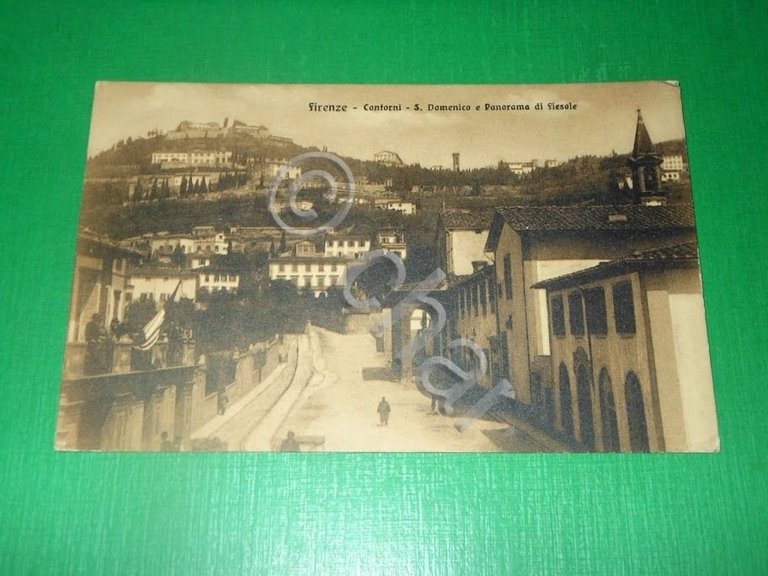 Cartolina Firenze - Contorni - S. Domenico e Panorama di … | Immagine Gallery 2
