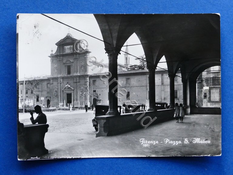 Cartolina Firenze - Piazza S, Marco - 1957