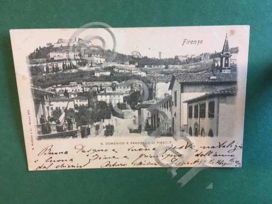 Cartolina Firenze - S.Domenico - Panorama Di Fiesole - 1915 …