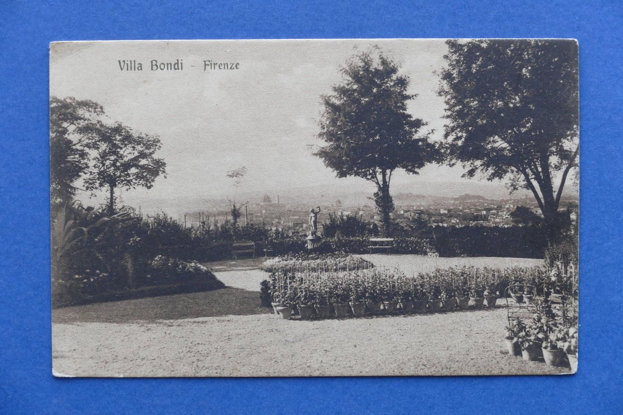 Cartolina Firenze - Villa Bondi - 1915 ca.