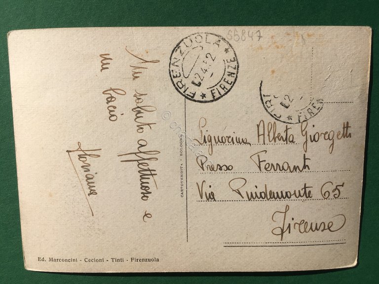 Cartolina Firenzuola - Porta Fiorentina Con Lo Storico Capannone - …