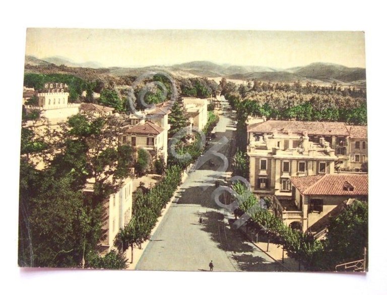 Cartolina Fiuggi - Corso Nuova Italia 1955 | Immagine Gallery 2