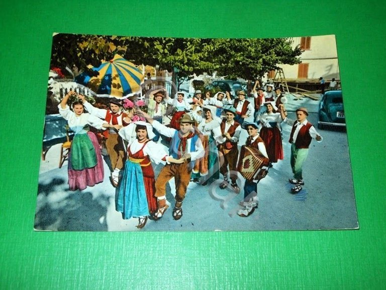 Cartolina Fiuggi - Costumi Ciociari 1962