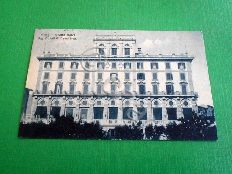 Cartolina Fiuggi - Grand Hotel 1914.
