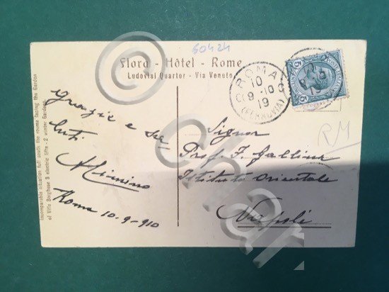 Cartolina Flora Hotel - Ludovisi Quartiere Di Roma - Via …