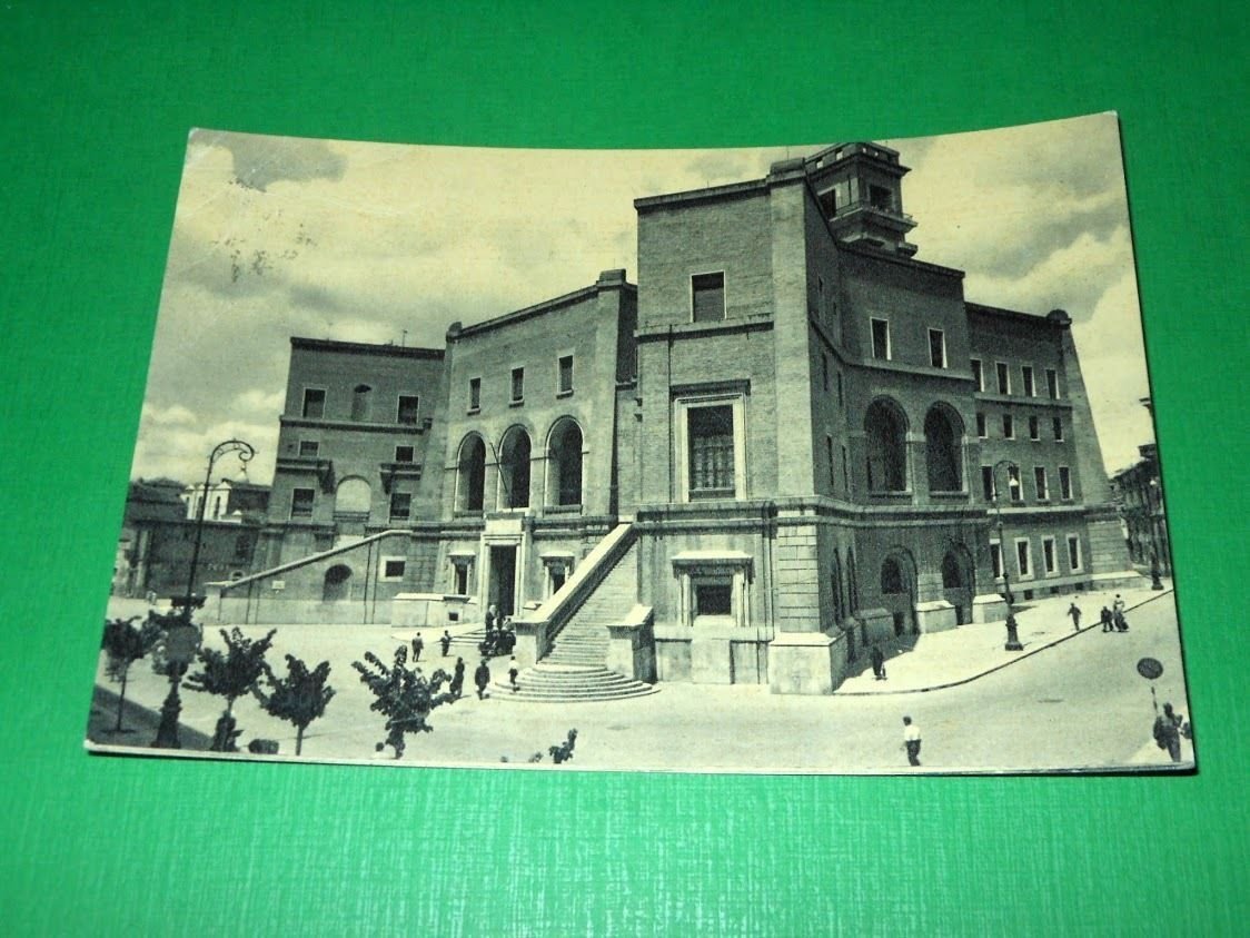 Cartolina Foggia - Corso Garibaldi - Palazzo di Città 1957. | Immagine principale