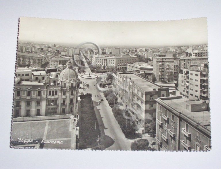 Cartolina Foggia - Panorama 1963.