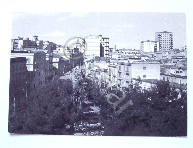 Cartolina Foggia - Panorama parziale 1950 ca.