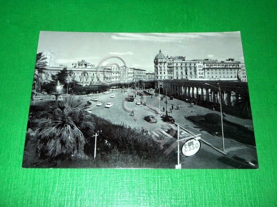 Cartolina Foggia - Piazza Cavour - Ingresso Villa Comunale 1960 …