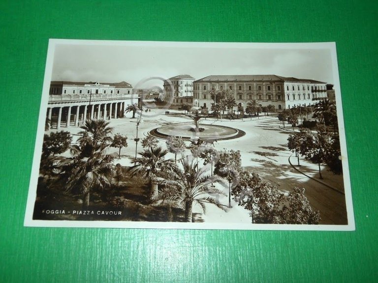 Cartolina Foggia - Piazza Cavour 1930 ca