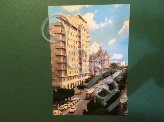 Cartolina Foggia - Viale XXIV Maggio - Place Hotel Sarti …