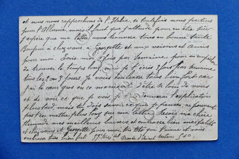 Cartolina Foggia - Villa Comunale - 1925 ca.