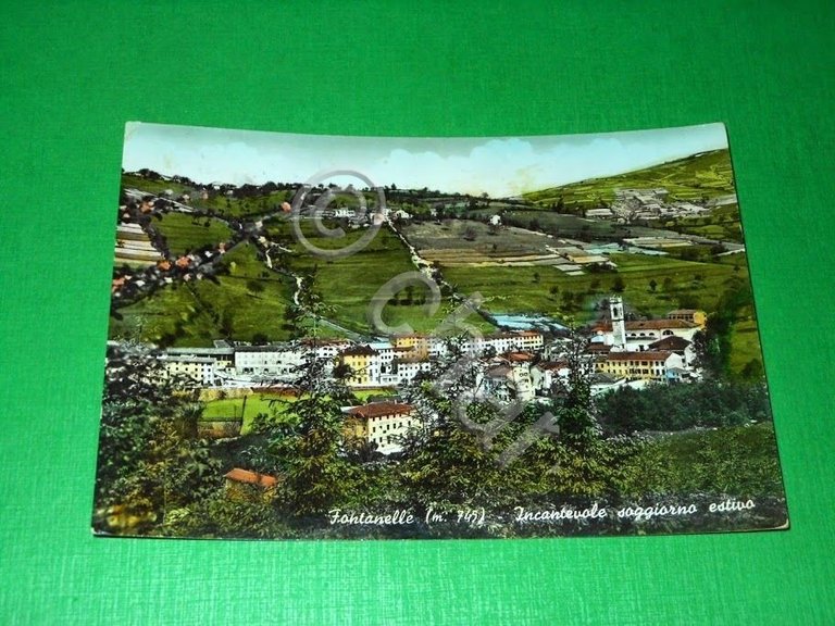 Cartolina Fontanelle - Panorama 1958.