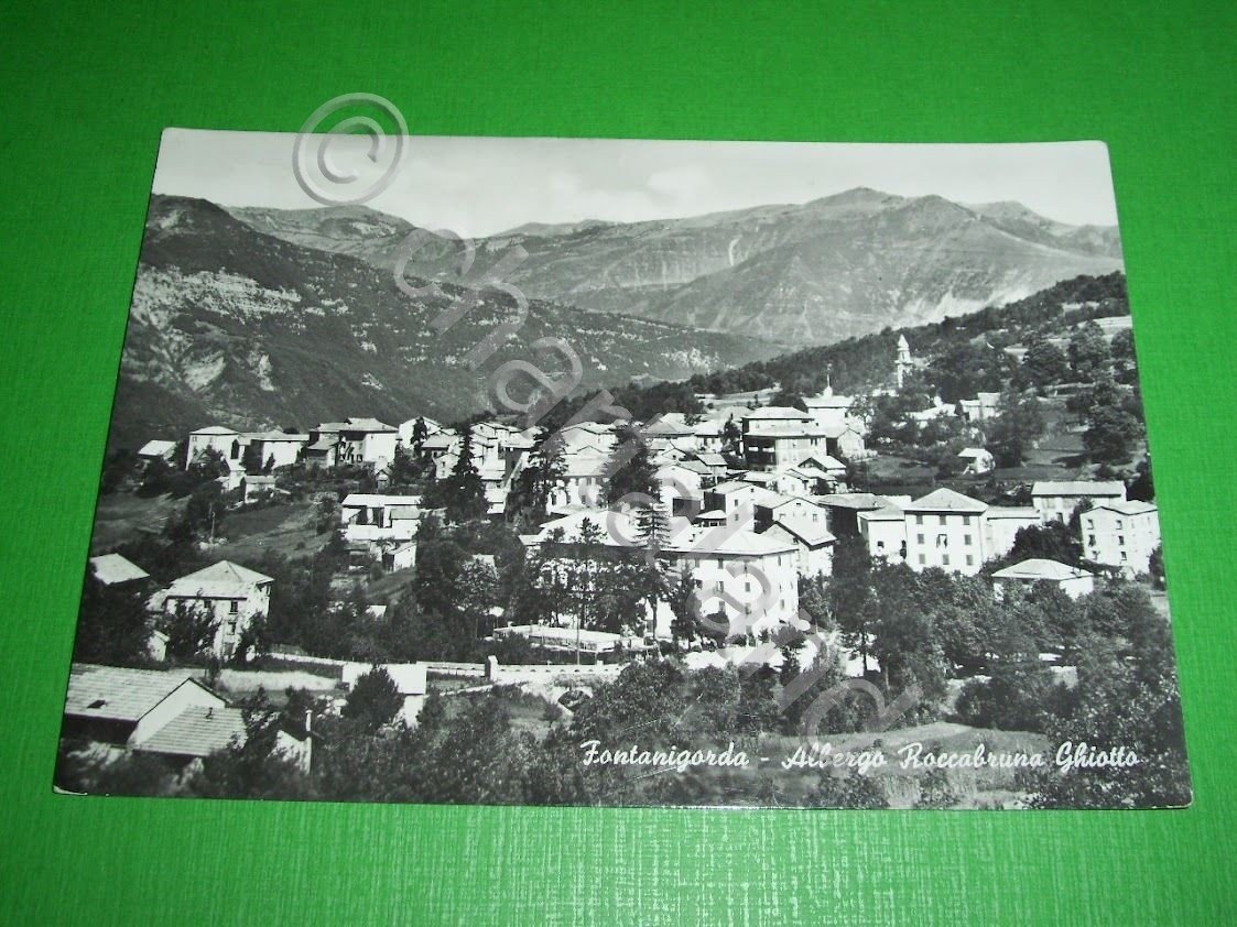 Cartolina Fontanigorda - Albergo Roccabruna Ghiotto 1960 ca.