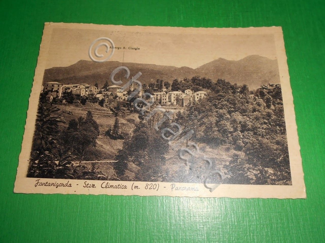Cartolina Fontanigorda - Panorama 1951.
