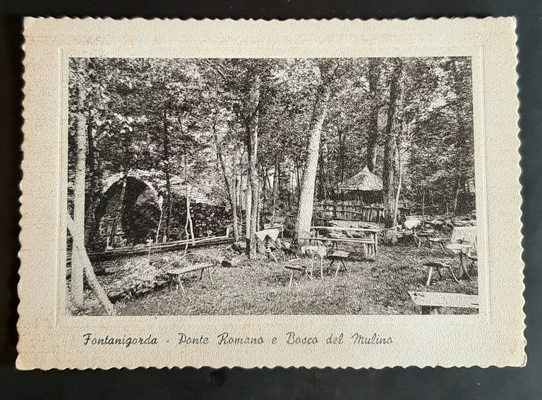 Cartolina Fontanigorda - Ponte Romano e Bosco del Mulino - …