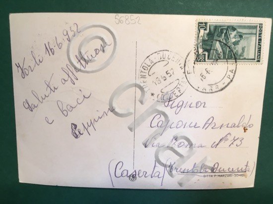 Cartolina Forlì - Piazza A. Staffi - 1952