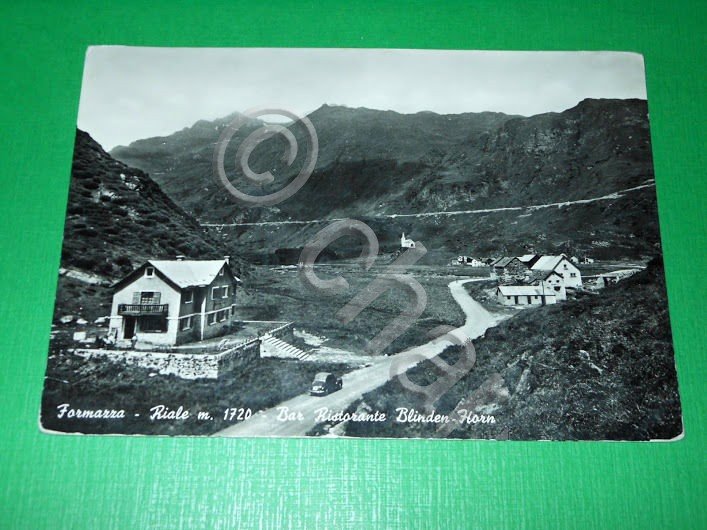 Cartolina Formazza - Riale - Bar Ristorante Blinden Horn 1950 … | Immagine Gallery 2