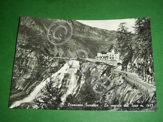Cartolina Formazza Turistica -- La Cascata del Toce -- 1950 …