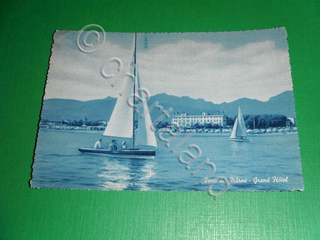 Cartolina Forte dei Marmi - Grand Hotel 1956.