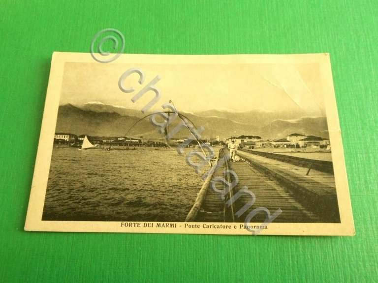 Cartolina Forte dei Marmi - Ponte Caricatore e Panorama 1940 …