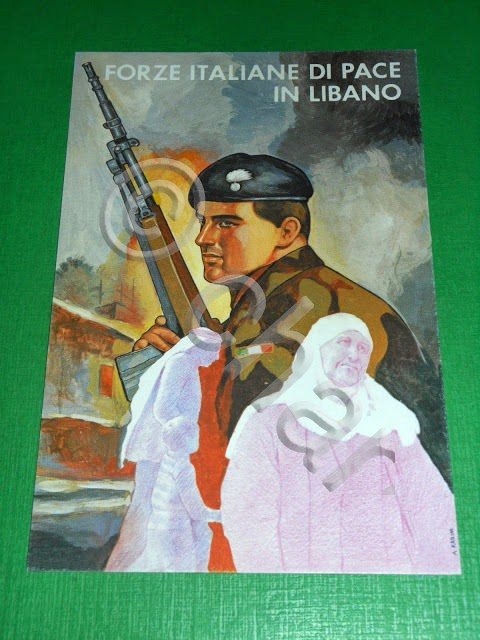 Cartolina Forze Italiane di Pace in Libano - Carabinieri - …