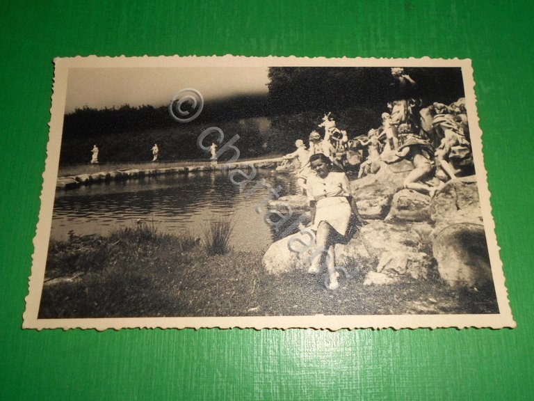 Cartolina Foto Caserta - Parco Reale 1943.