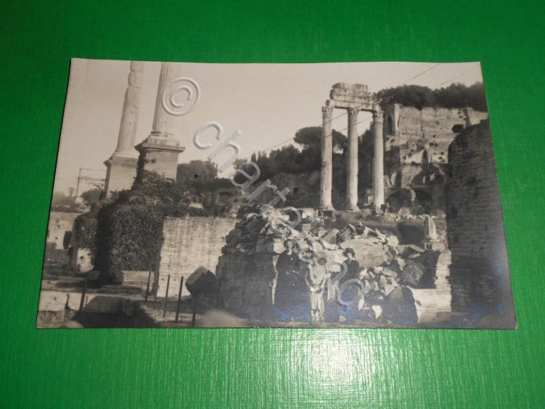 Cartolina Foto Roma - Foro Romano 1925 ca